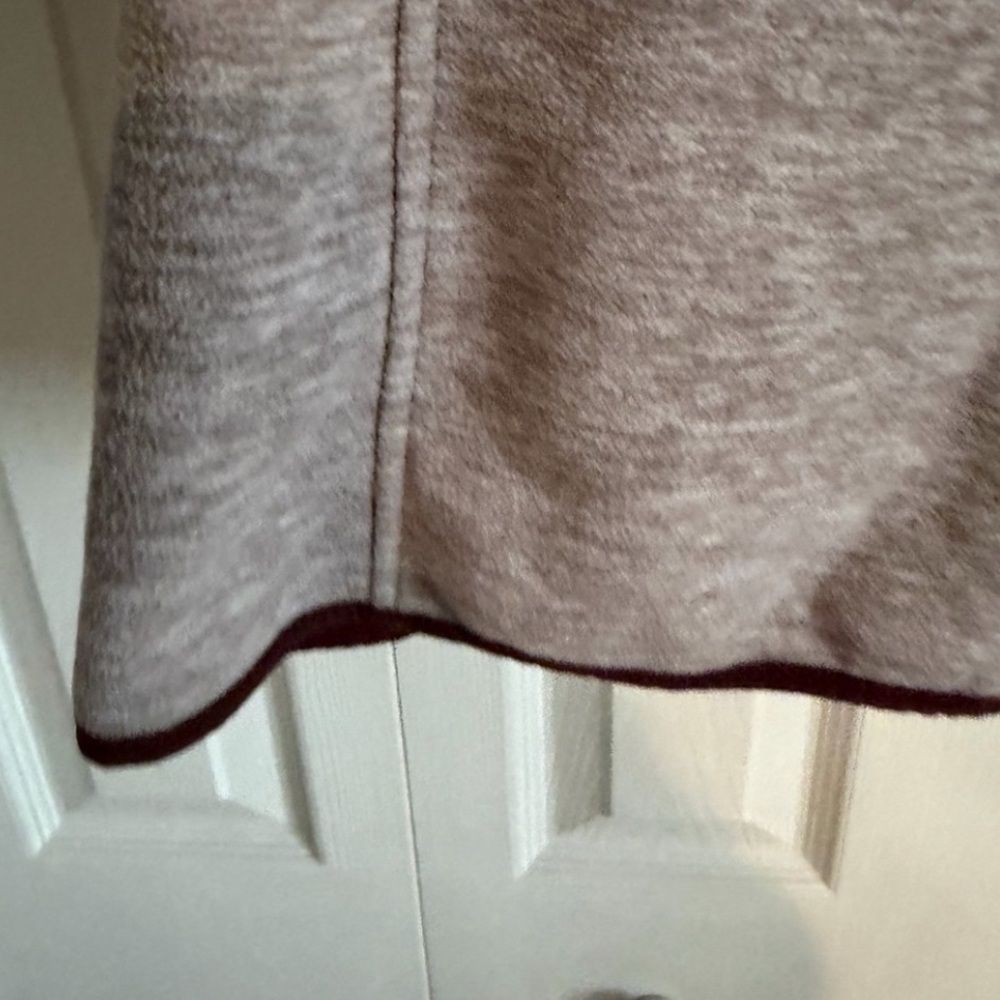 New Balance Melange Cocoa Fleece Full-Zip Hoodie with Chocolate Accents•XL - Picture 9 of 12